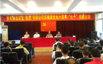 英国上市公司365集团庆祝建党九十周年“七一”表彰大会